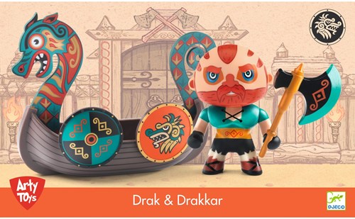 Djeco MONDE IMAGINAIRE - ARTY TOYS Drak & Drakkar