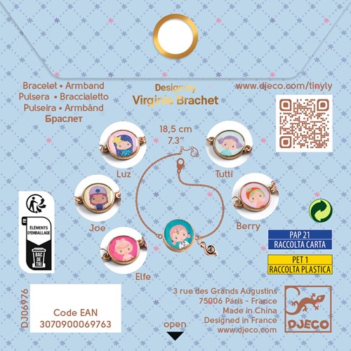 Djeco MONDE IMAGINAIRE - TINYLY Bijoux bracelet Sidonie