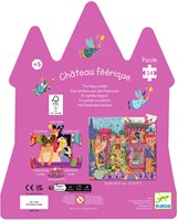 Djeco PUZZLES - PUZZLES SILHOUETTES Château féerique - 54 pcs - FSC MIX