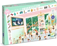 Djeco PUZZLES - PUZZLES OBSERVATION L'école de danse - 100pcs - FSC MIX