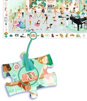 Djeco PUZZLES - PUZZLES OBSERVATION L'école de danse - 100pcs - FSC MIX
