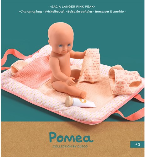 Djeco POMEA COLLECTION - ACCESSOIRES POMEA Sac à langer Pink Peak