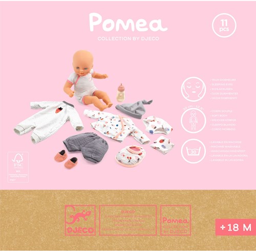 Djeco POMEA COLLECTION - BABY POMEA La valise de Vanille