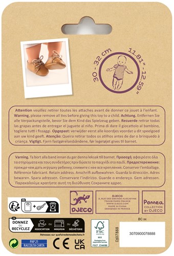 Djeco POMEA COLLECTION - COLLECTION VETEMENTS POMEA Chaussures marron