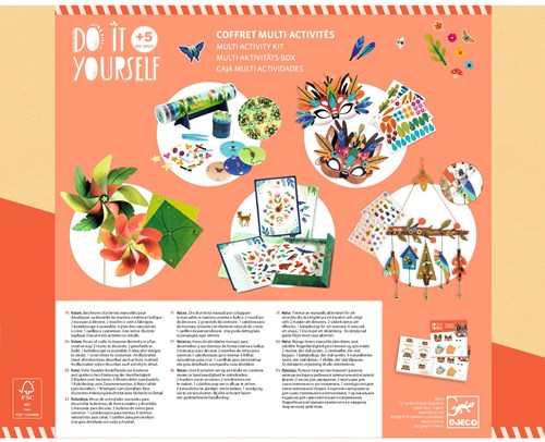 Djeco DO IT YOURSELF - COFFRET MULTI ACTIVITES Nature - FSC MIX