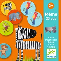Djeco JEUX  EDUCATIFS - MÉMOS, LOTOS, DOMINOS Mémo jungle - FSC MIX