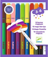 Djeco LES COULEURS DES PETITS - FEUTRES 10 feutres magiques