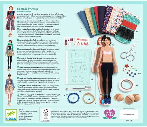Djeco LES PLUS GRANDS - ATELIERS La mode by Marie - FSC MIX (PACKAGING)
