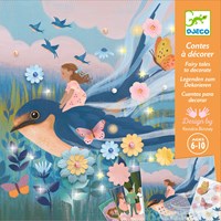 Djeco LES PLUS GRANDS - CONTES A DECORER Poucelina - FSC MIX (PACKAGING)