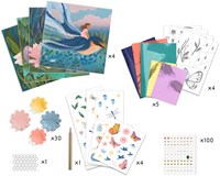Djeco LES PLUS GRANDS - CONTES A DECORER Poucelina - FSC MIX (PACKAGING)
