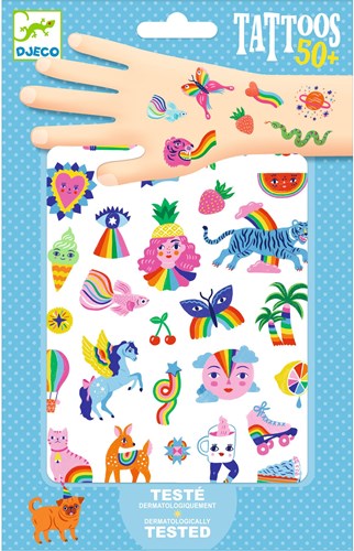 Djeco BODY ART - TATOUAGE Rainbow - FSC MIX