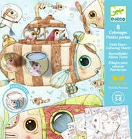 Djeco LES PETITS CADEAUX DES GRANDS - COLORIAGES SURPRISES Le voyage de Malo - FSC MIX
