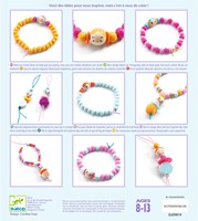 Djeco L'ART DU FIL - PERLES & BIJOUX Perles et puces