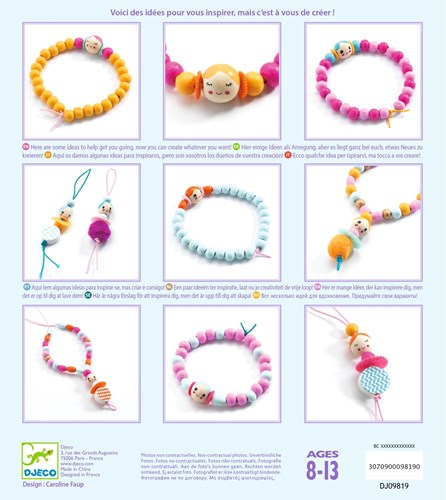 Djeco L'ART DU FIL - PERLES & BIJOUX Perles et puces