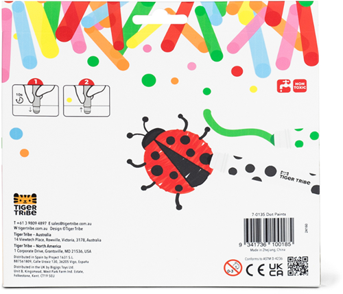 Tiger Tribe dot markers - creative marker set 8 pieces-2