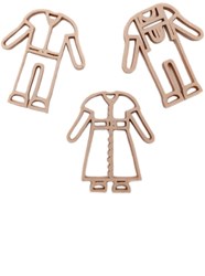 Grennn clothing cutters adults - educational toy print brown