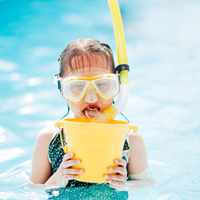 Bigjigs silicone bucket - honey yellow-2