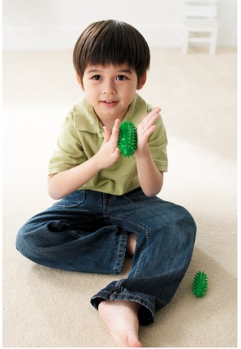 Eduplay massage ball toy green - large massage roller set 6 pieces-3