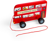 Bigjigs Toys London Bus Pull Along-2