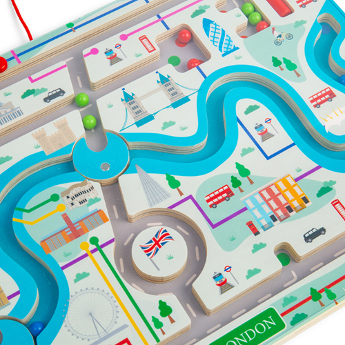 Bigjigs Toys London Maze Puzzle-2