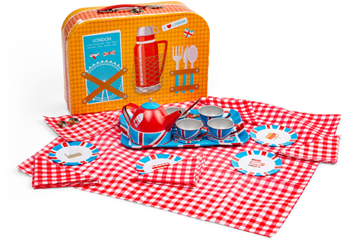 Bigjigs Toys London Tin Tea Set-2