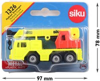 Siku hydraulic crane truck - toy construction vehicle yellow red-3