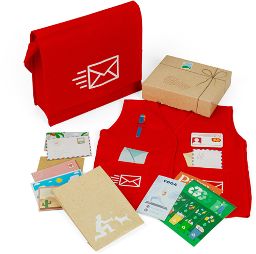 Bigjigs Toys Mail Carrier Dress Up-2