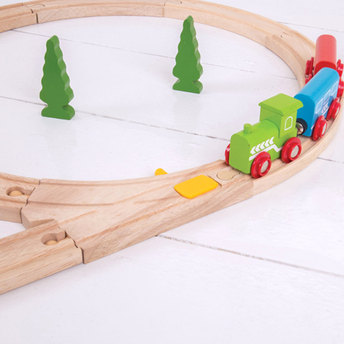 BigJigs wooden railway mechanical switches - expansion set-2