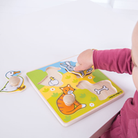 Bigjigs My First Peg Puzzle (Pets)-2