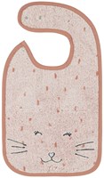 Trixie bib organic cotton Mrs. Cat pink baby bib-2