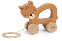 Trixie wooden pull along toy tiger - FSC certified baby toy-2