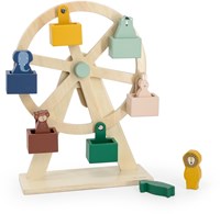 Trixie wooden toy ferris wheel - FSC animal wheel for children-2