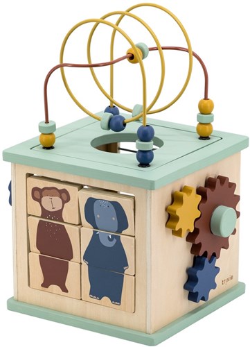 Trixie wooden activity cube 5-in-1 - educational toy for toddlers from 1 year-2