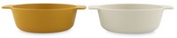 Trixie bowl PLA 2-pack - sustainable kids tableware mustard yellow-2