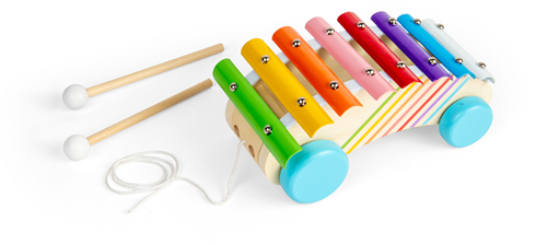 Bigjigs Toys Pull Along Xylophone-2