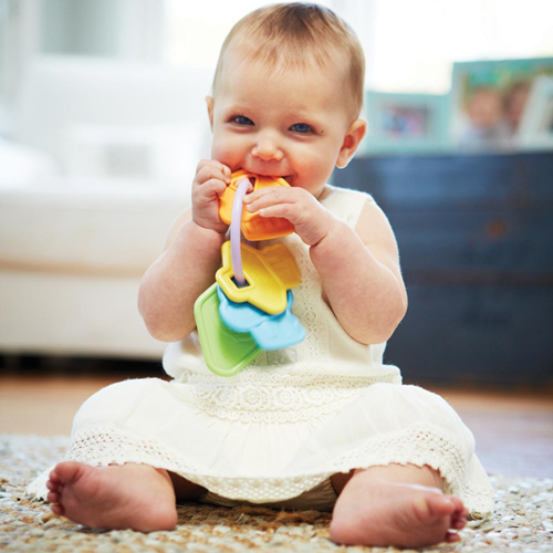 Green Toys rattle keys baby sustainable toy-2