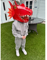 Fiesta Crafts Red Dragon 3D Mask Craft Kit-2
