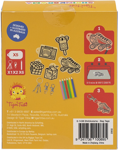 Tiger Tribe creative craft set bag tags for kids-2