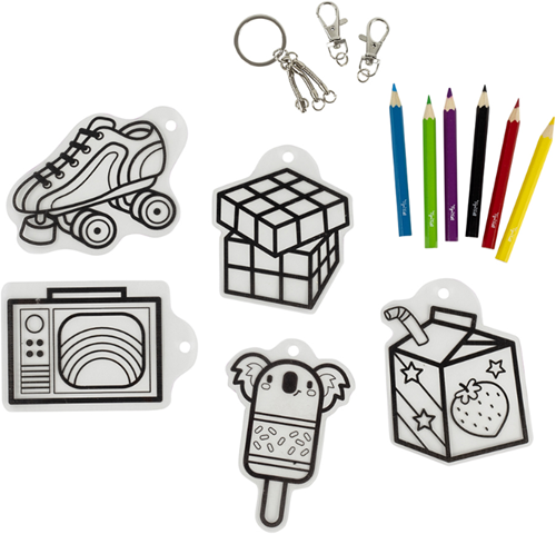Tiger Tribe creative craft set bag tags for kids-3