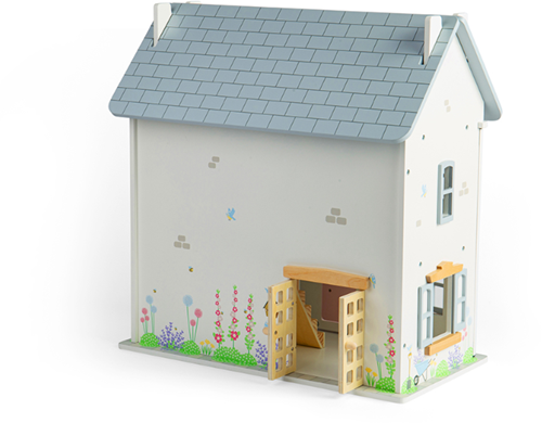 Bigjigs Toys Summer Cottage Doll's House-3