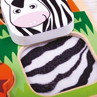 Tidlo wooden touch and feel safari animals educational toy-2