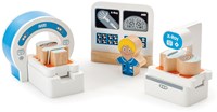 Tidlo wooden hospital playset - 30-piece toy hospital-3