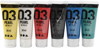 A-Color acrylic paint metallic set 6x20 ml for creative painting