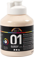 Creativ Company acrylic paint glossy light beige 500 ml for kids