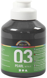 Creativ Company acrylic paint metallic black 500 ml - kids paint