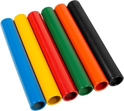 Megaform aluminium relay batons set - 6 colors - sports toy