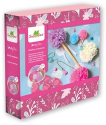 Sycomore craft set Lovely Box pompom kit for kids aged 7 and up