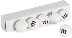 Megaform table tennis balls box 6 pieces 2 star durable