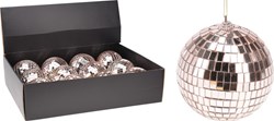 Home & Styling Christmas bauble mirror ball 12cm rose gold decoration