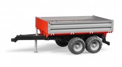 Bruder trailer toy with side panels - realistic play trailer